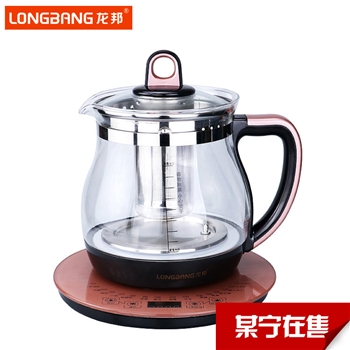 龙邦多功能养生壶 全自动高硼硅玻璃电热水壶LB-8206 （8个/箱）央视上榜品牌