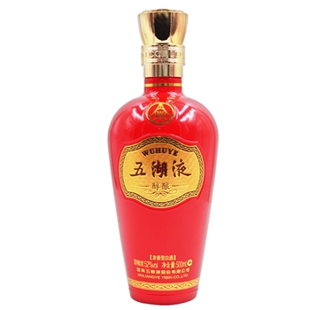 五湖液 52度醇酿 单瓶 500ml浓香型白酒