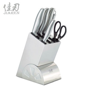 J-佳刃不锈钢刀具套装 厨房厨具套刀菜刀套装7件套
