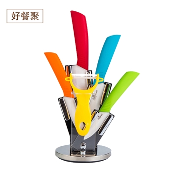 J-好餐聚 厨房加厚陶瓷刀套装六件套 