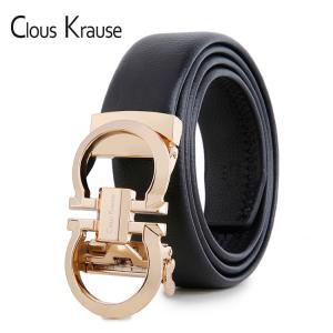 英国Clous Krause 时尚潮流商务男士真皮腰带牛皮自动扣皮带 9133561701 全国包邮