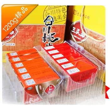 合川桃片 礼盒精品 1200g/礼盒